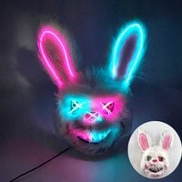 Maska LED Krwawa Futrzana Niedźwiedzia Kolor: Bunny 1