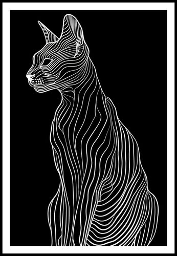 Plakat 61x91,5cm Minimalny Kontur na Arena.pl
