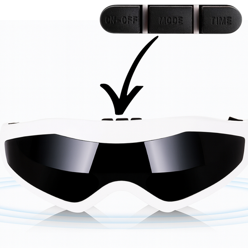 Masażer oczu Okulary magnetyczne wibracyjne masujące skroń okolice oczu na Arena.pl