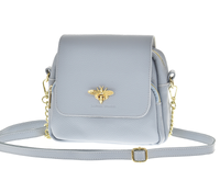 torebka listonoszka laura biaggi – styl w kolorze light blue