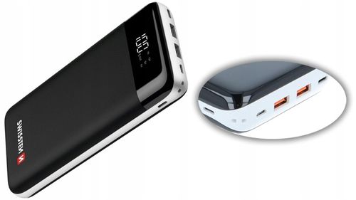 SWISSTEN Powerbank 30000 mAh Quick Charge 3.0 LCD na Arena.pl