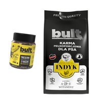 BULT sucha karma dla psa Indyk 3kg Dla dorosłych psów + Trenerki