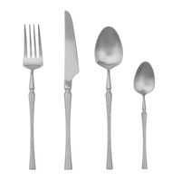 Zestaw Sztućców - NEW DESIGN - 24 Szt - Okazja! Srebrny 24 Szt