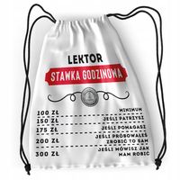 Plecak Sportowy Szkolny Lektora Worek Torba Z Nadrukiem Ze Zdjęciem