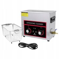Profesjonalna MYJKA ultradźwiękowa WANNA 6,5L stal nierdzewna reg temp czas