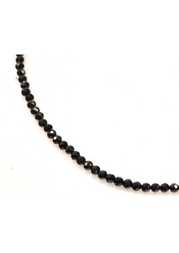 BRANSOLETKA CZARNY TURMALIN OCHRONA 925 na Arena.pl