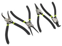 Szczypce do pierścieni Seegera, 180 mm,4 szt.