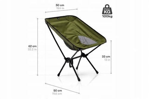 Krzesło składane Meteor Schelp khaki na Arena.pl