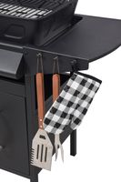 GRILL GAZOWY OGRODOWY BAVEN 2+1, 8KW Z POKRYWĄ SZAFKĄ PALNIK BOCZNY