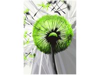 60CM 50CM OBRAZ ŚCIENNY DMUCHAWCE KOLORZE LIMONKI DRUK PŁÓTNO