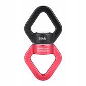 KRĘTLIK ŁOŻYSKOWANY DO HUŚTAWKI SZARFY KOŁA AERIAL JOGI 30KN DO WSPINACZKI