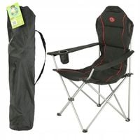 KRZESŁO turystyczne wędkarskie na ryby składane przenośne do 130kg OPARCIE