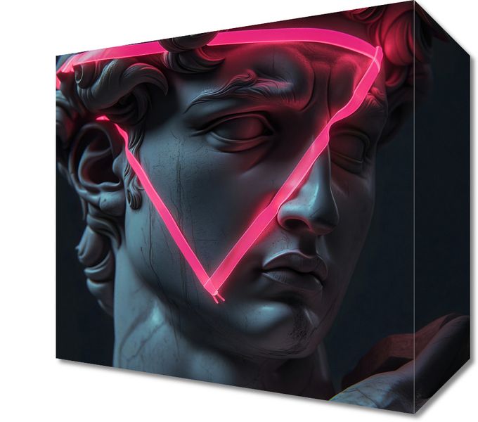 Obraz 20x20cm Neonowy Renesans zdjęcie 1