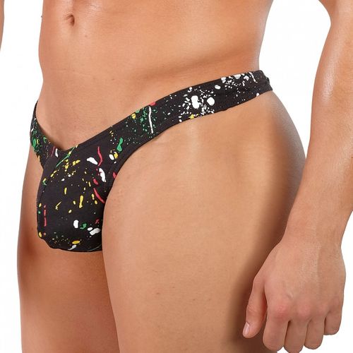 Stringi męskie GMW LITE Splash! Black M na Arena.pl