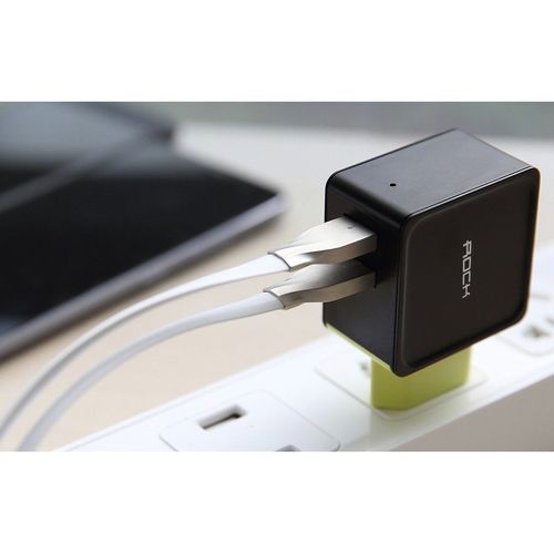 ROCK SUGAR 2-PORT NETWORK CHARGER BLACK na Arena.pl