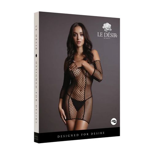 duo net sleeved mini dress - one size na Arena.pl