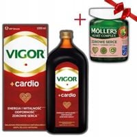 VIGOR CARDIO 1L + KAPSUŁKI MOLLERS HEART COMPLEX ( 31.12.2024r ) / PREZENT