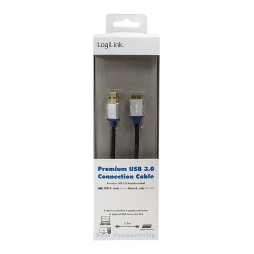LogiLink Kabel Premium USB3.0 typ A do micro B, 2m na Arena.pl