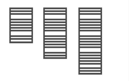 Grzejnik łazienkowy PRO-TERM 980x530 GRAFIT na Arena.pl