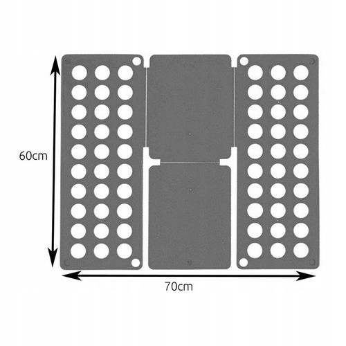 Deska do Składania Ubrań Koszulek Bluz Koszul Składak 60x70 cm Praska na Arena.pl