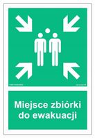 Miejsce Zbiórki Do Ewakuacji Tabliczka 15X23 Świec