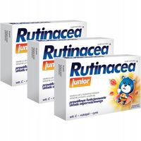 3x Rutinacea Junior Odporność Dzieci 20 tabletek do ssania