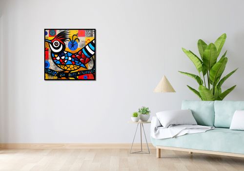 Plakat 70x70cm Ptak Na Wznak na Arena.pl