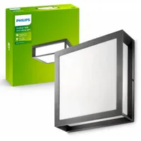 PHILIPS LAMPA ogrodowa zewnętrzna LED PLAFON sufitowy SKIES E27 antracyt