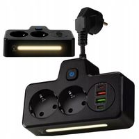Rozgałęźnik gniazdka Alogy Plug Extender rozdzielacz adapter przedłużacz 2x