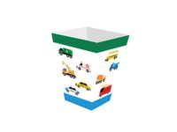 Pudełka na popcorn Samochodziki, 6 szt.