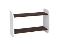 013 Półka podwójna 60 biało-wenge