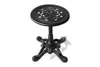 MINI STOLIK D13 - NISKI Z BLATEM KORONKOWYM ŻELIWNY