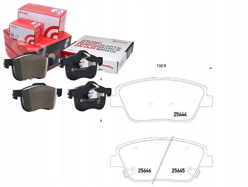 KLOCKI HAM PRZOD KIA OPTIMA 12- BREMBO na Arena.pl