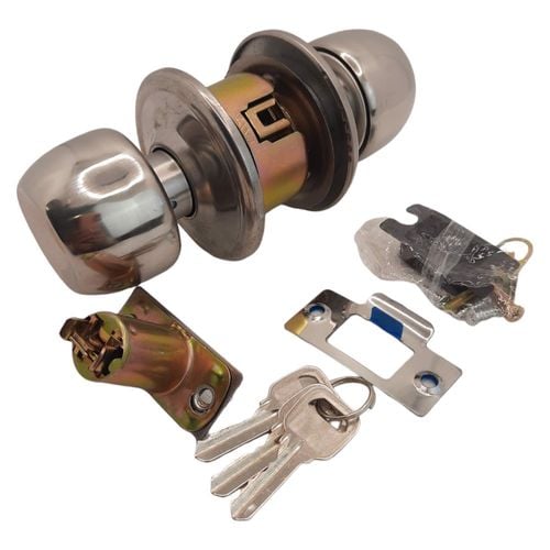 Gałka do Drzwi Wejściowych z Kluczem 60mm na Arena.pl