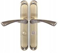 Klamka Do Drzwi Febe Patyna Szyld WC 72mm PREMIUM