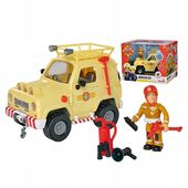 SIMBA STRAŻAK SAM JEEP RATUNKOWY FIGURKA SAMA