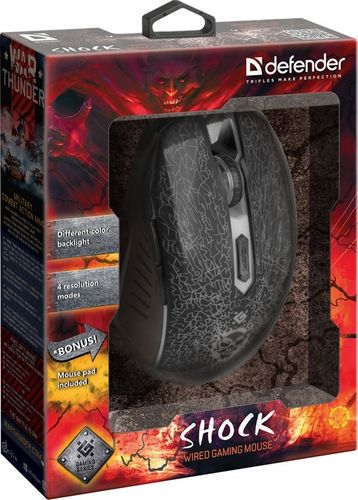 Myszka Gamingowa Programowalna Mysz Dla Graczy LED + Kod Promo WarThunder na Arena.pl