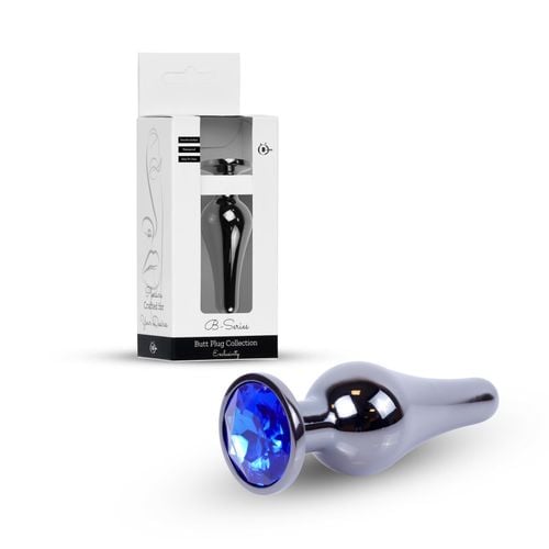 plug-jewellery dark silver butt plug- dark blue na Arena.pl