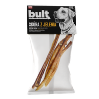 PRZYSMAK DLA PSA - NATURALNY GRYZAK SKÓRA Z JELENIA 100g | BULT