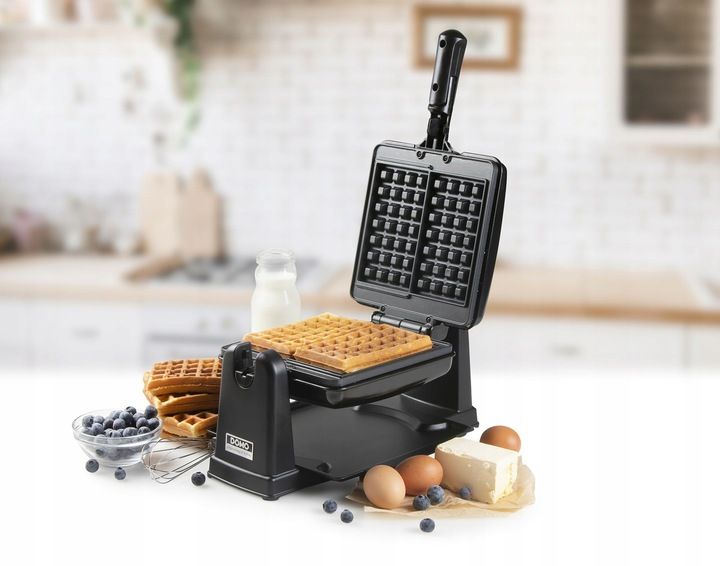 DOMO DO9224W rotacyjna obrotowa gofrownica, gofry 4x7 zdjęcie 13