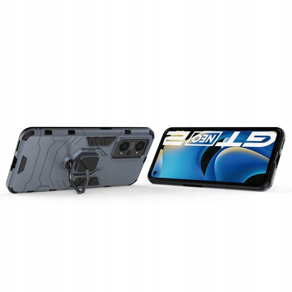 Spacecase X-Ring Realme Gt Neo 2 / 3T Niebieski zdjęcie 6
