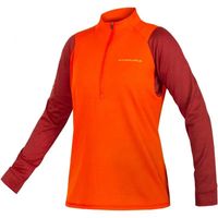 Endura SingleTrack Fleece Jersey damska długa papryka. XL