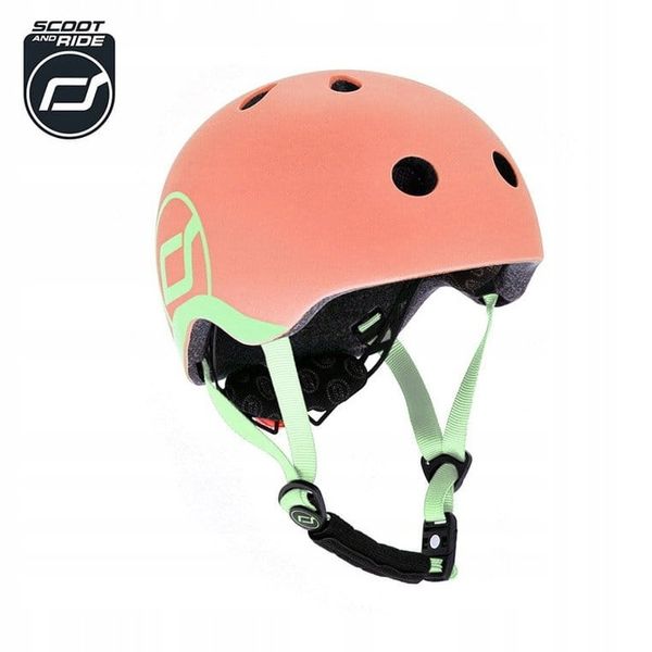 SCOOTANDRIDE Kask XXS-S dla dzieci 1-5 lat Peach zdjęcie 1