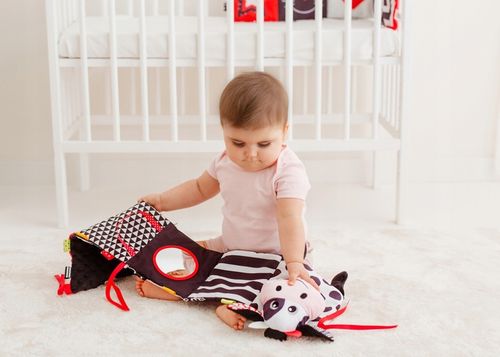 SENSORYCZNA KSIĄŻECZKA HARMONIJKA KRÓWKA 81044 BALIBAZOO na Arena.pl