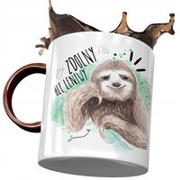 Kubek Bordowy Śmieszny Zabawny Zdolny Ale Leniwy Z Nadrukiem Ze Zdjęciem
