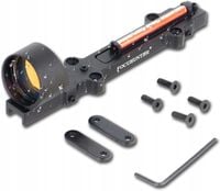 Luneta celownicza FOCUHUNTER 1x28mm z czerwoną kropką Fiber Dot 3MOA
