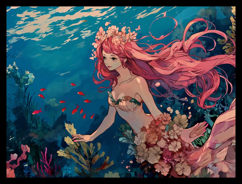 Plakat 40x30cm Nimfa Oceanu zdjęcie 2