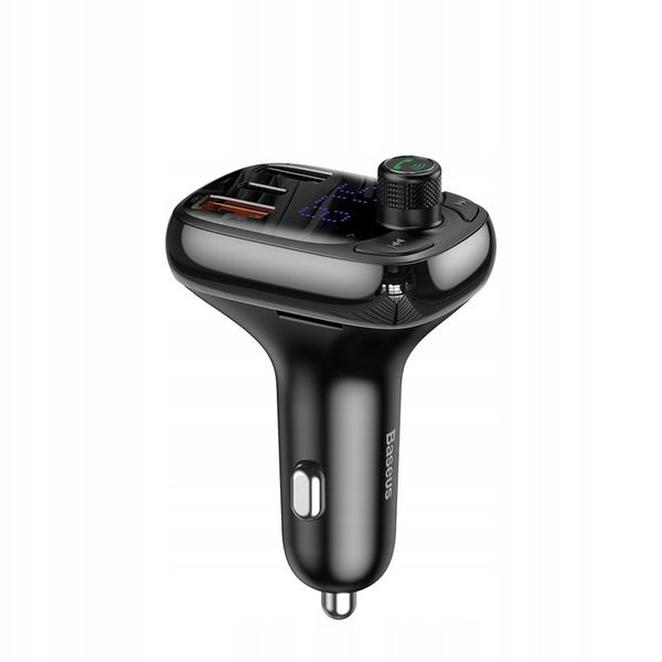 BASEUS TRANSMITER FM BLUETOOTH SZYBKA ŁADOWARKA 3x USB USB-C 36W PD QC zdjęcie 14