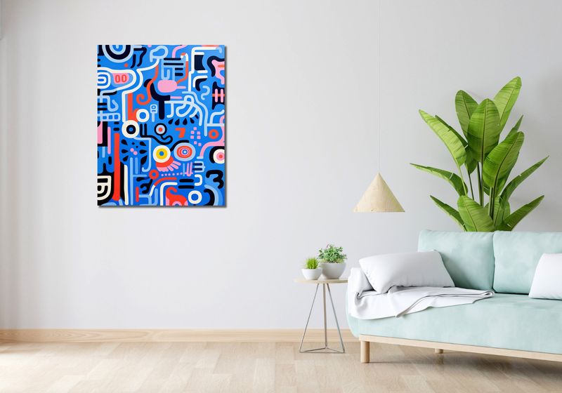 Obraz 70x90cm Rytmiczne Echo zdjęcie 2