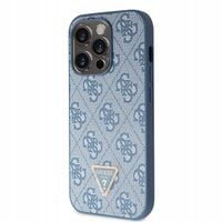 KOBIECY CASE Z LOGIEM GUESS Z PASKIEM DO APPLE IPHONE 15 PRO 6.1 NIEBIESKI